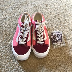 Brand new pink skater Vans